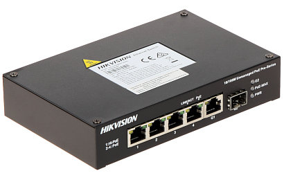 HIKVISION Switch PoE DS-3T0306HP-E/HS 4-portowy DS-3T0306HP-E/HS