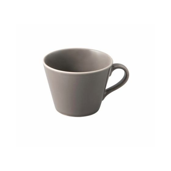 Szara porcelanowa filiżanka do kawy Villeroy & Boch Like Organic, 270 ml