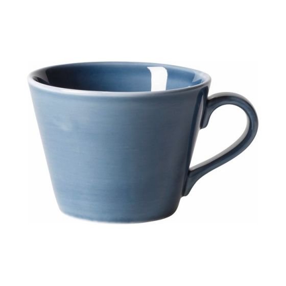 Jasnoniebieska porcelanowa filiżanka do kawy Villeroy & Boch Like Organic, 270 ml