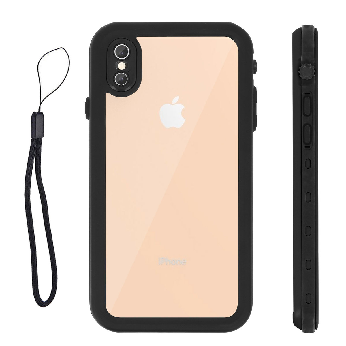 Wodoodporne Etui Redpepper Do Apple Iphone Xs Max 2M - Czarne