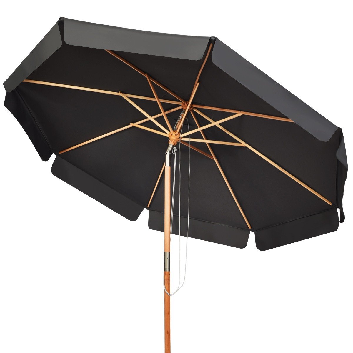 Costway Regulowany parasol ogrodowy plażowy 300 cm OP70284GR