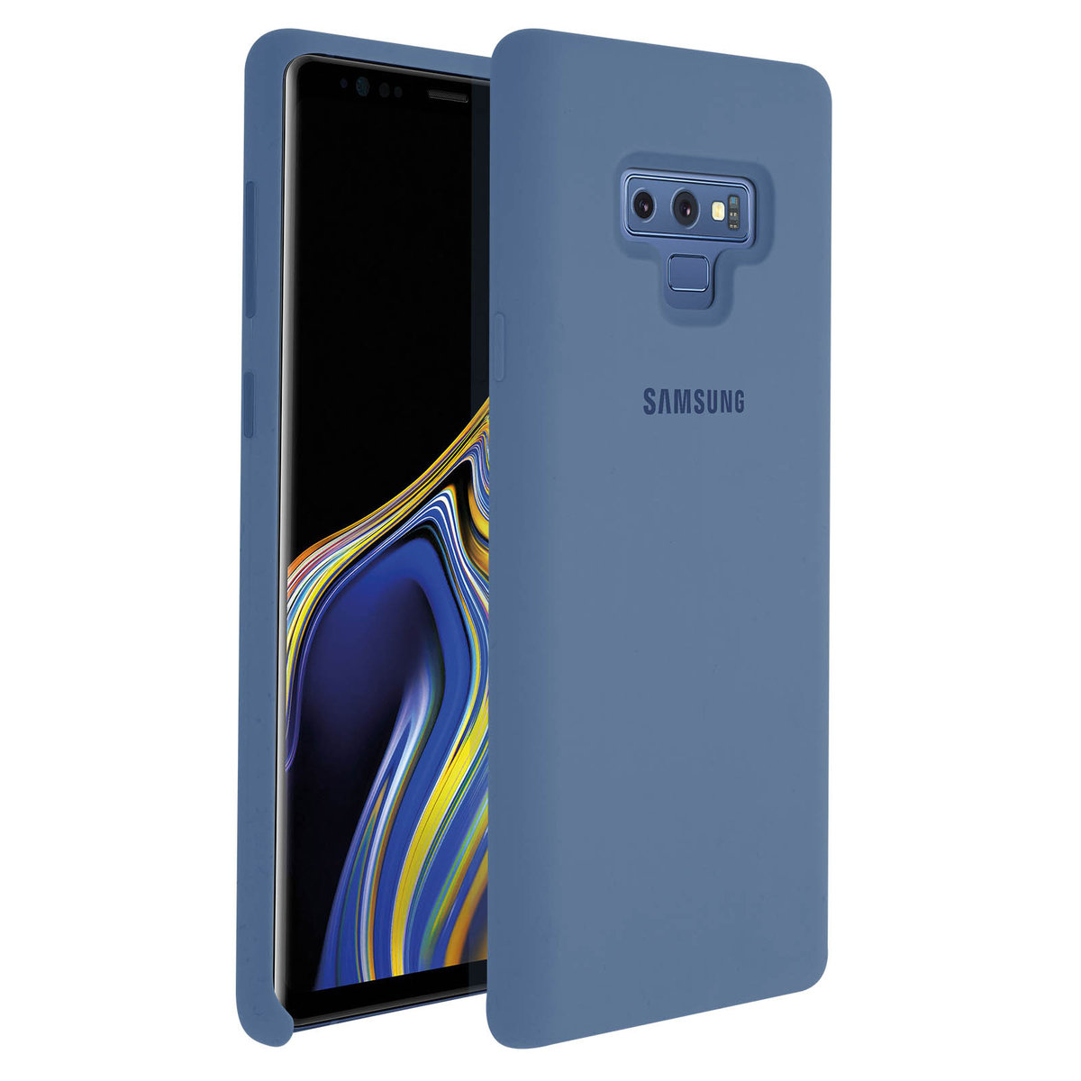 Samsung Etui Silikonowe do Galaxy Note 9 Niebieski EF-PN960TLEGWW