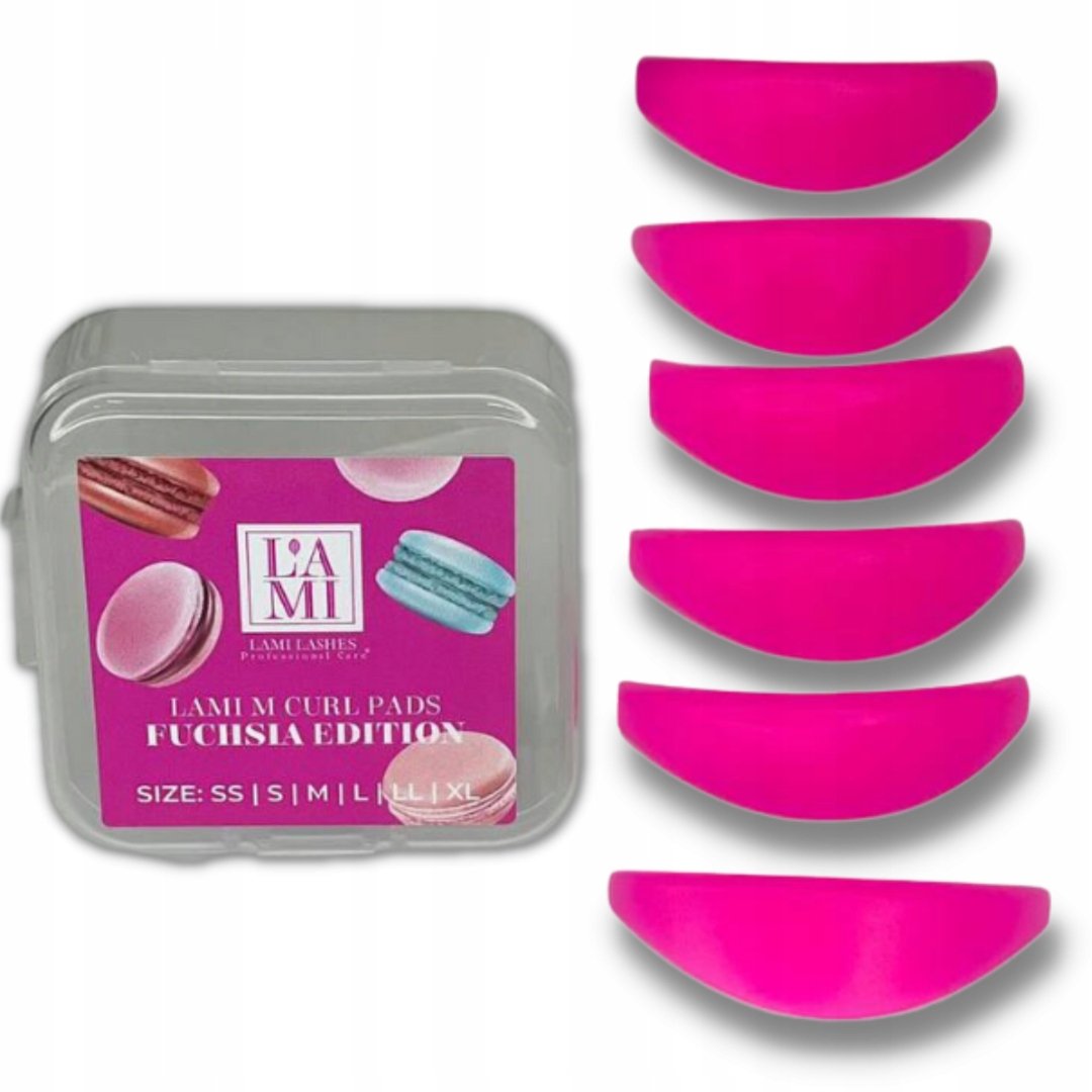 Project Lashes, Wałki do liftingu Lami Lashes, Fuksja, 6 par