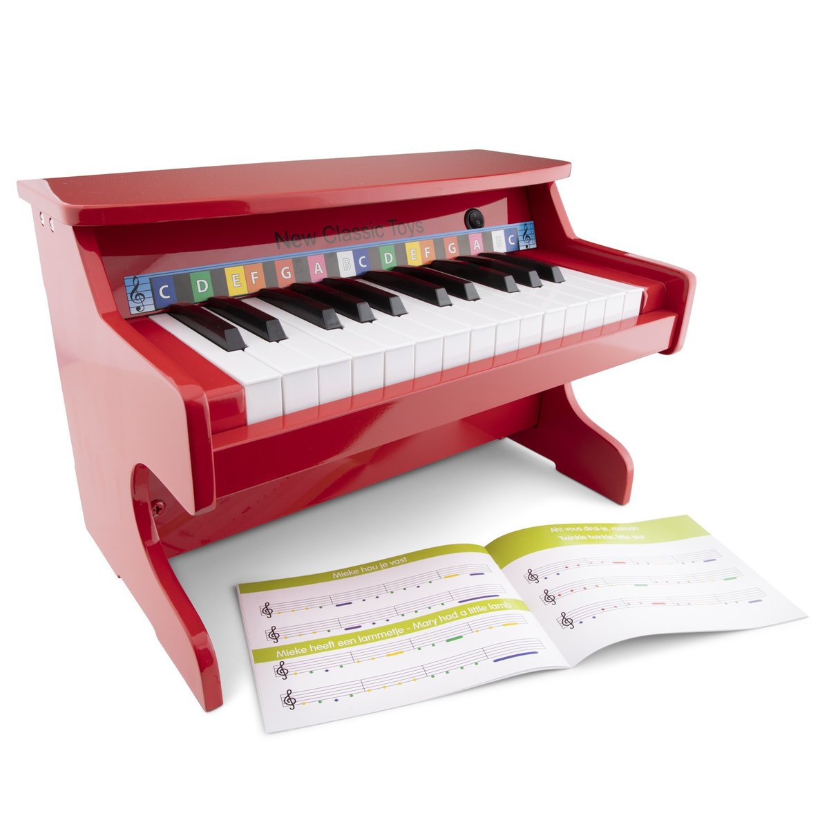 New Classic Toys E-Pianino Czerwone - 25 Klawiszy
