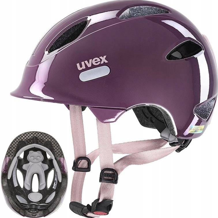 Kask Sportowy Uvex Oyo, 50-54 Cm, Fiolet