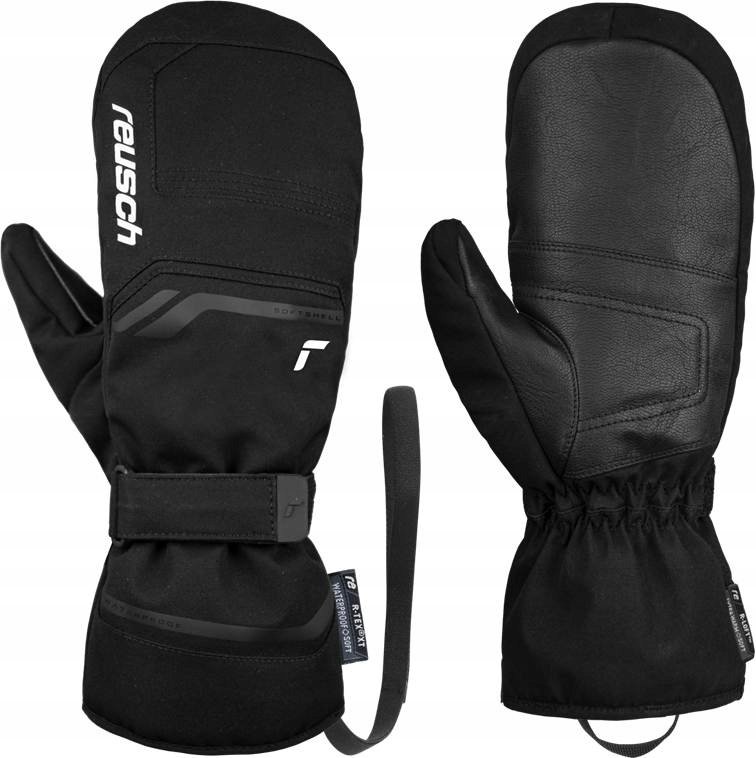 Primus R-TEX® XT rękawiczki ze szlufką na nadgarstek i wodoodporną membraną, przyjemnie ciepłe rękawice narciarskie Softshell, rękawice śniegowe