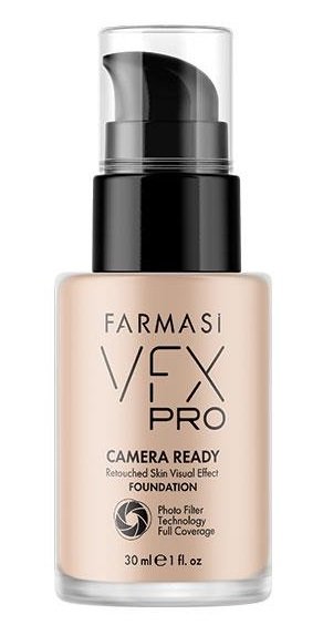 Farmasi, Podkład VFX Camera Ready, 02 Porcelain, 30ml