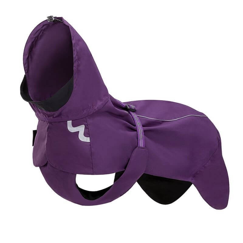 Wodoodporna derka płaszcz dla psa Winhyepet Extreme fioletowa 45 cm