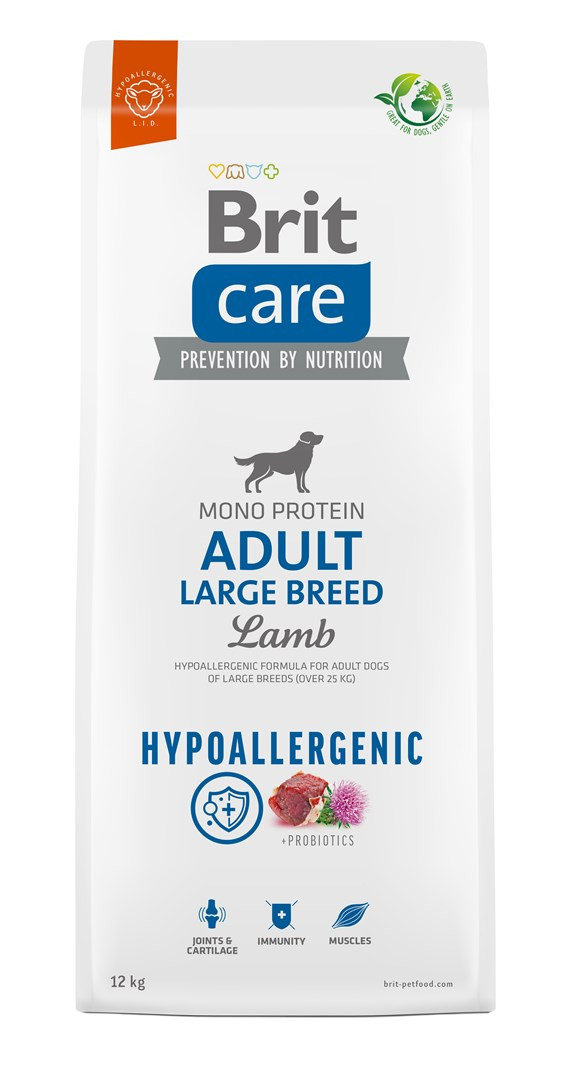 Brit Care Dog Hypoallergenic Adult Large Breeds 12 kg Lamb