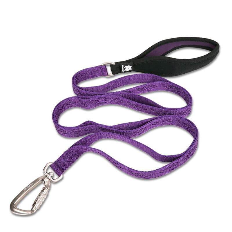 Smycz dla psa Winhyepet Classic L (taśma 2,5 cm), fioletowy