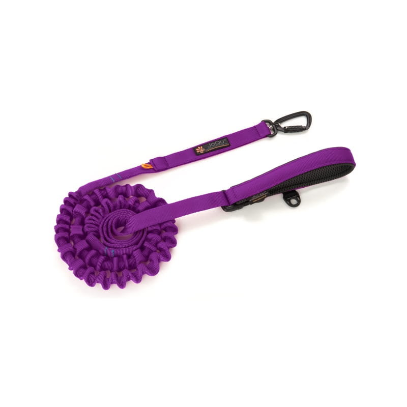 Smycz dla psa z amortyzatorem JoQu® Ultra Strong Runners fioletowa