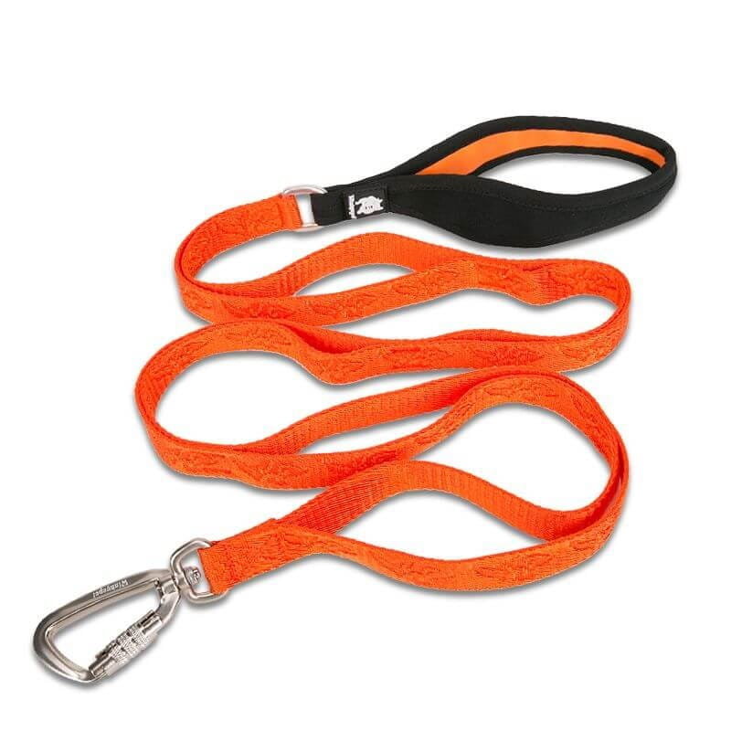 Smycz dla psa Winhyepet Classic M (taśma 2 cm), pomarańczowy