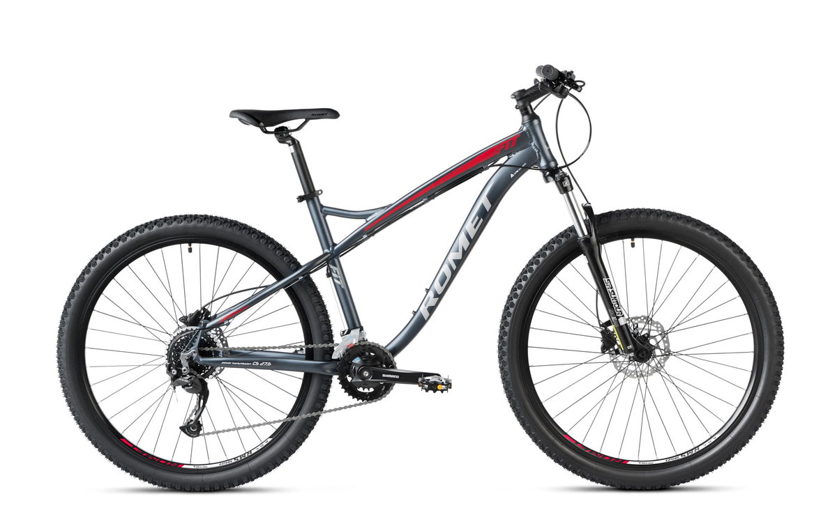 Romet Rambler Fit 27,5 cala Męski Szaro-czerwony 2023