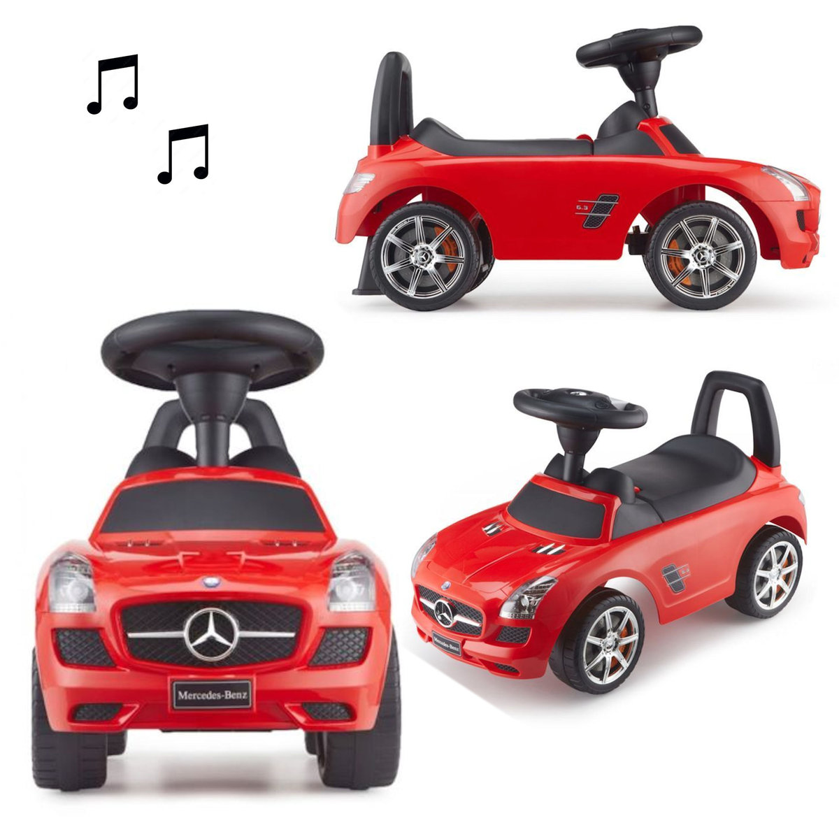 COIL COIL Coil jeździk mercedes sls czerwony C0276-RED