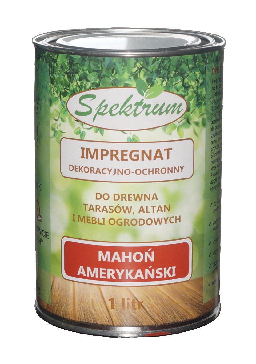 Impregnat do drewna dekoracyjno-ochronny SPEKTRUM 5 litrów kolor 