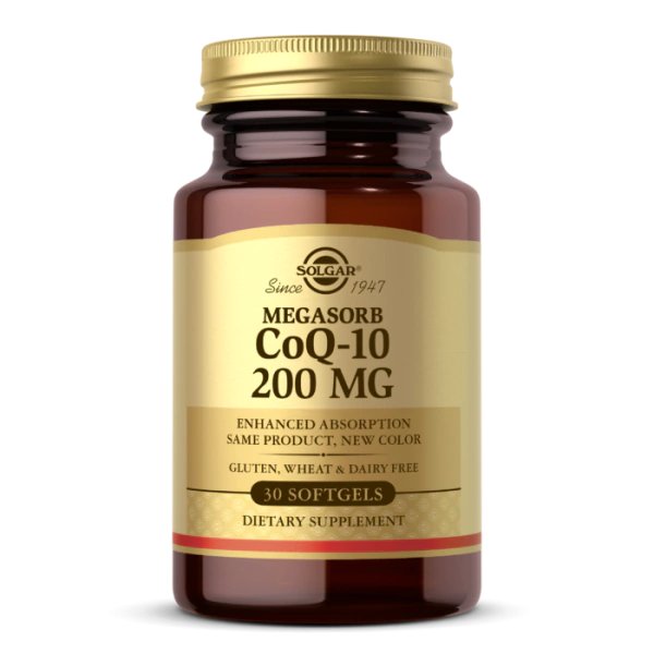 Solgar, Megasorb Koenzym Q10 200 mg, 30 kaps.