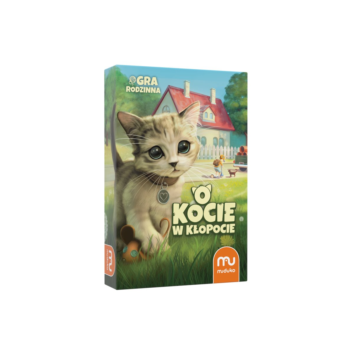 O kocie w kłopocie. Rodzinna gra o poszukiwaniu kociego domu MUDUKO