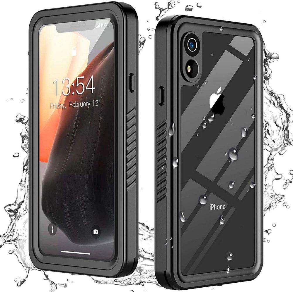 D-Pro 360° Waterproof Case IP68 etui wodoodporne wodoszczelne do iPhone XR (Black)