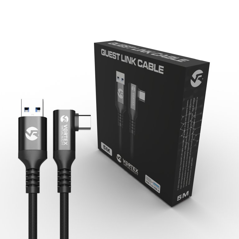 Nowy Kabel 5m od VortexVR USB-A do USB-C Oculus Link Quest 2