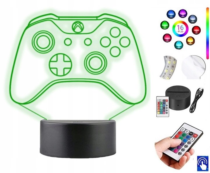 Lampka na biurko Pad XBOX 16 kolorów LED PLEXIDO