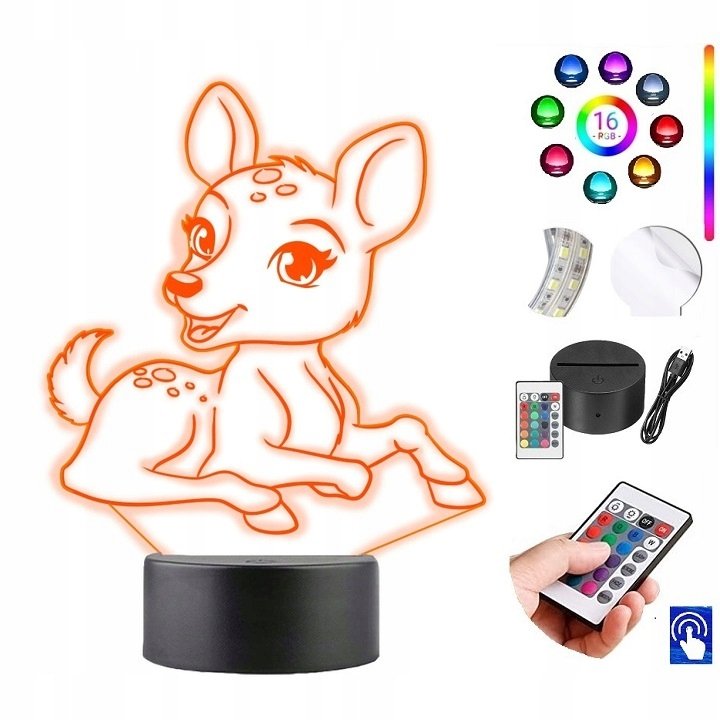 Lampka na biurko Sarenka Jelonek 16kol LED PLEXIDO