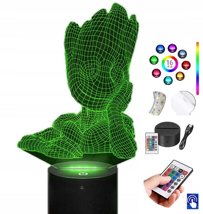 Lampka na biurko Groot Strażnicy Galaktyki PLEXIDO