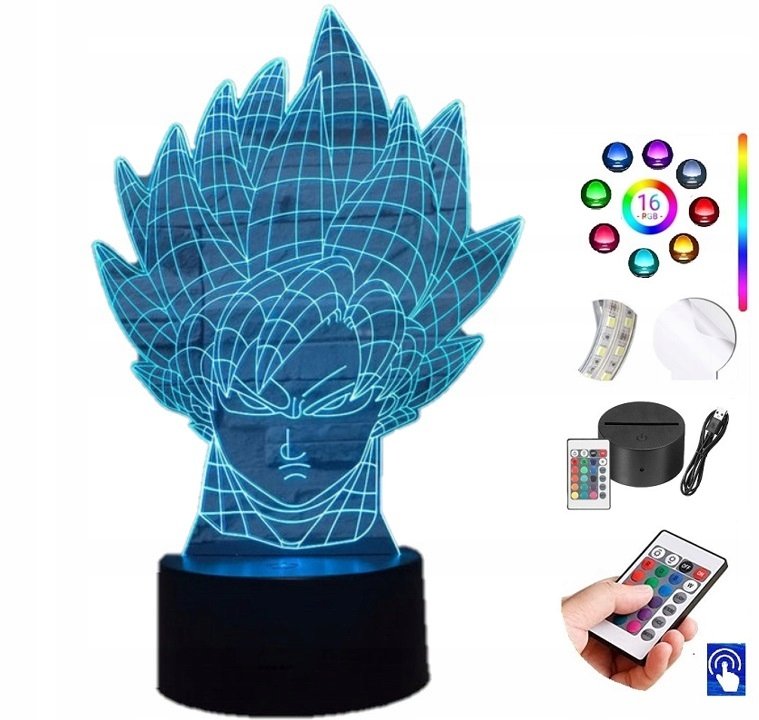 Lampka na biurko Dragon Ball Son Goku LED PLEXIDO