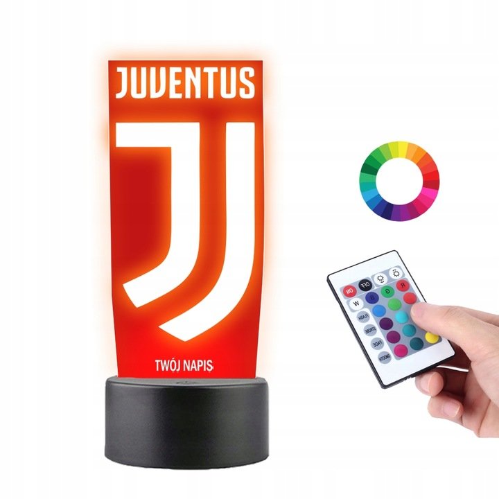 Lampka na biurko Juventus 16 kolorów LED PLEXIDO