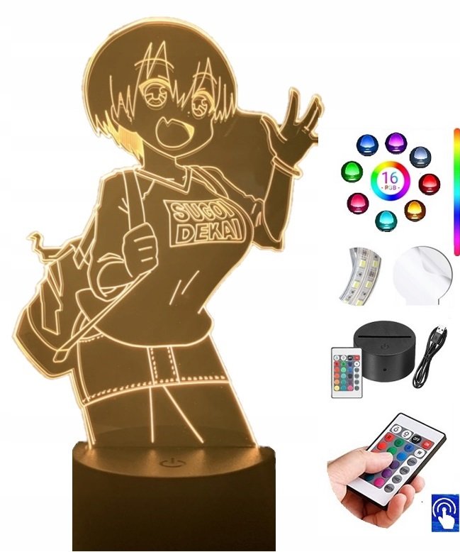 Lampka na biurko Mai Waifu Sakurajima LED PLEXIDO