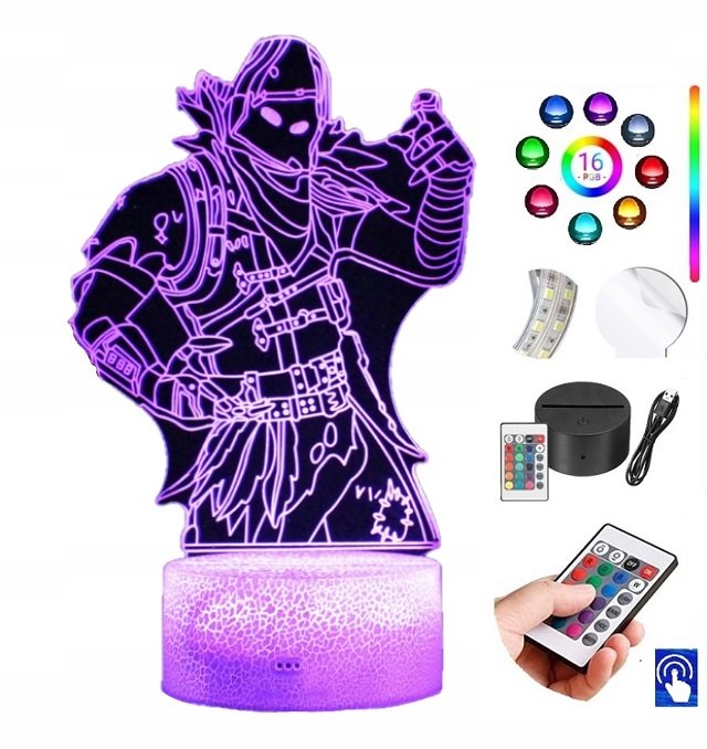 Lampka na biurko Fortnite 16 kolorów LED PLEXIDO