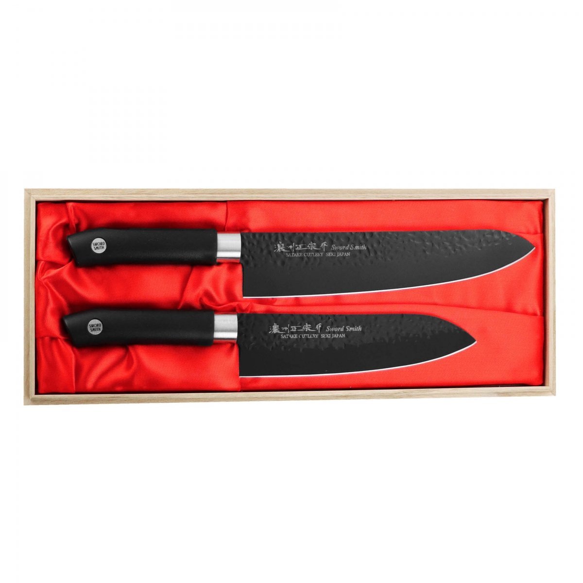 Satake Satake Swordsmith Black Zest. Szefa+Santoku HG8572W