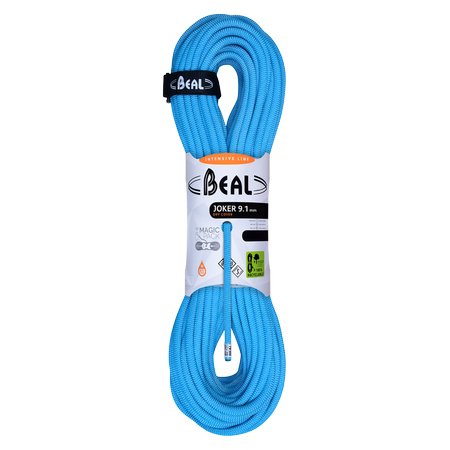 Beal (ujednoznacznienie) Joker lina do wspinaczki, unisex, uni, Joker, niebieski, 50 m BC091J_Bleu_50 m
