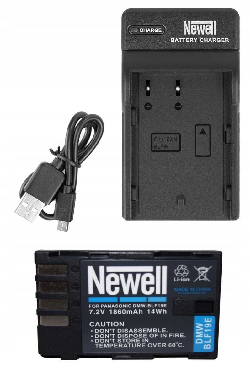 Zestaw Ładowarka Dc-Usb +Akumulator Newell Dmw-Blf19
