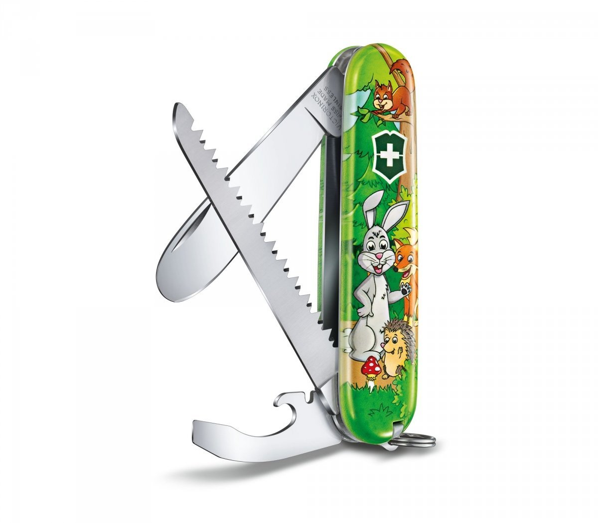 Victorinox Zestaw dla dzieci scyzoryk My First zwierzęca edycja Królik Hopsi 0.2373.E2 0.2373.E2