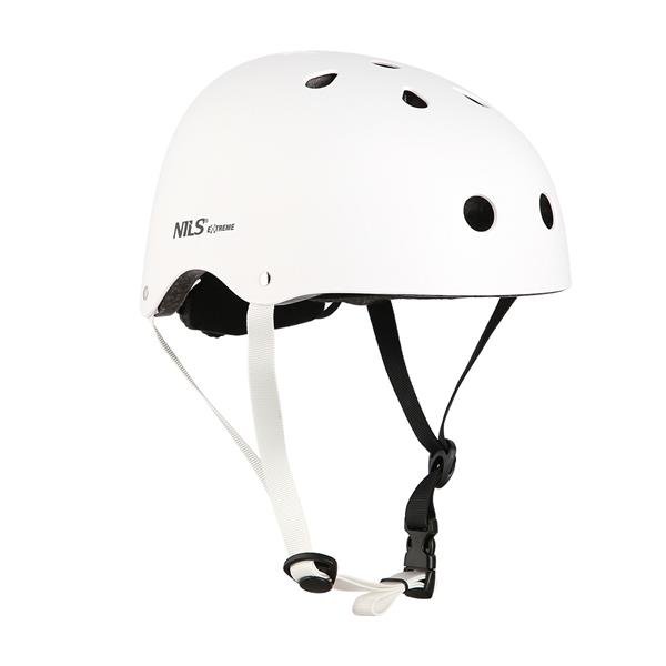 Фото - Шолом велосипедний NILS Extreme MTW001 BIAŁY ROZM. S KASK (52-56CM)