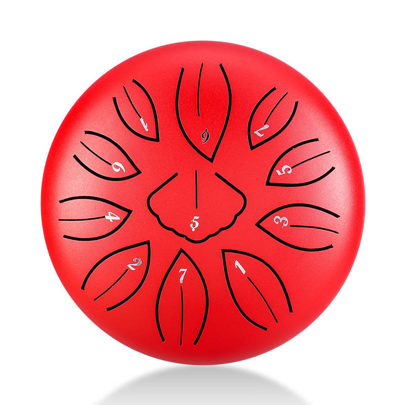 'HLURU-WANGYOU TWG11-6-RED MINI GINKGO TONGUE DRUM Hluru-Wangyou TWG11-6-Red'