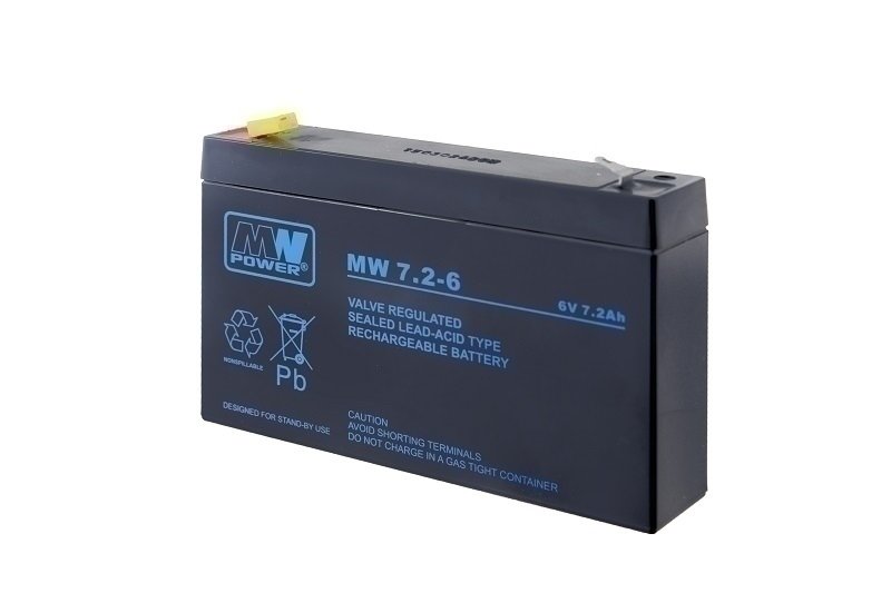 Akumulator żelowy 6,0V/7,2Ah MW