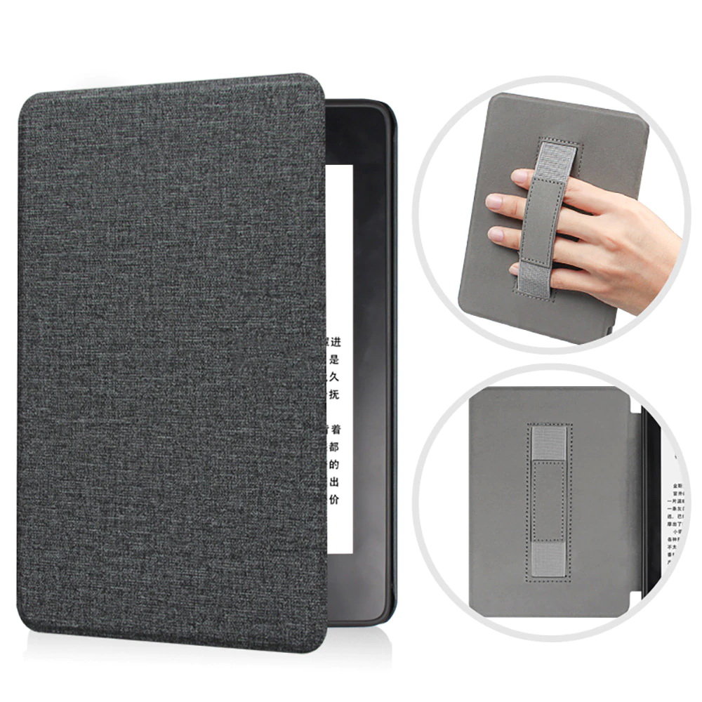 Etui z uchwytem na rękę do czytnika ebooków Amazon Kindle Paperwhite 5 V Gen 11 2021 (Black)