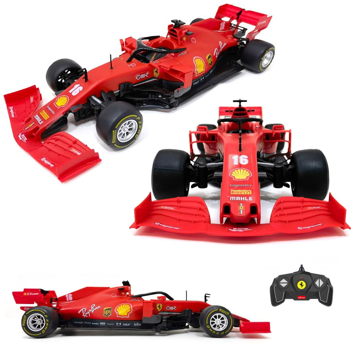 Rastar, Auto Zdalnie sterowane do samodzielnego montażu Ferrari SF1000 RC 1:16 COIL