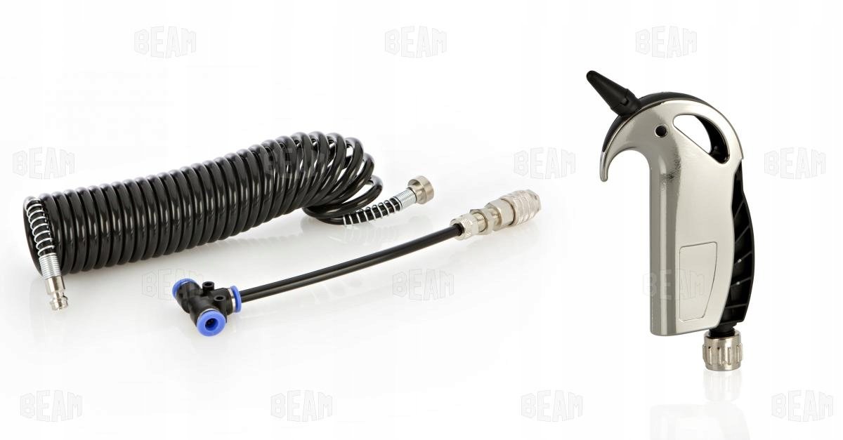 PISTOLET NA SPRĘŻONE POWIETRZE CHROMOWANA OBUDOWA