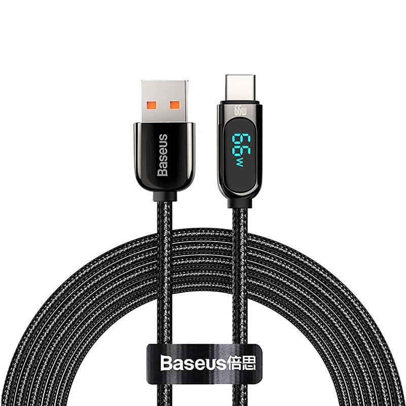 Baseus Kabel USB do USB-C Display 66W 2m czarny CASX020101