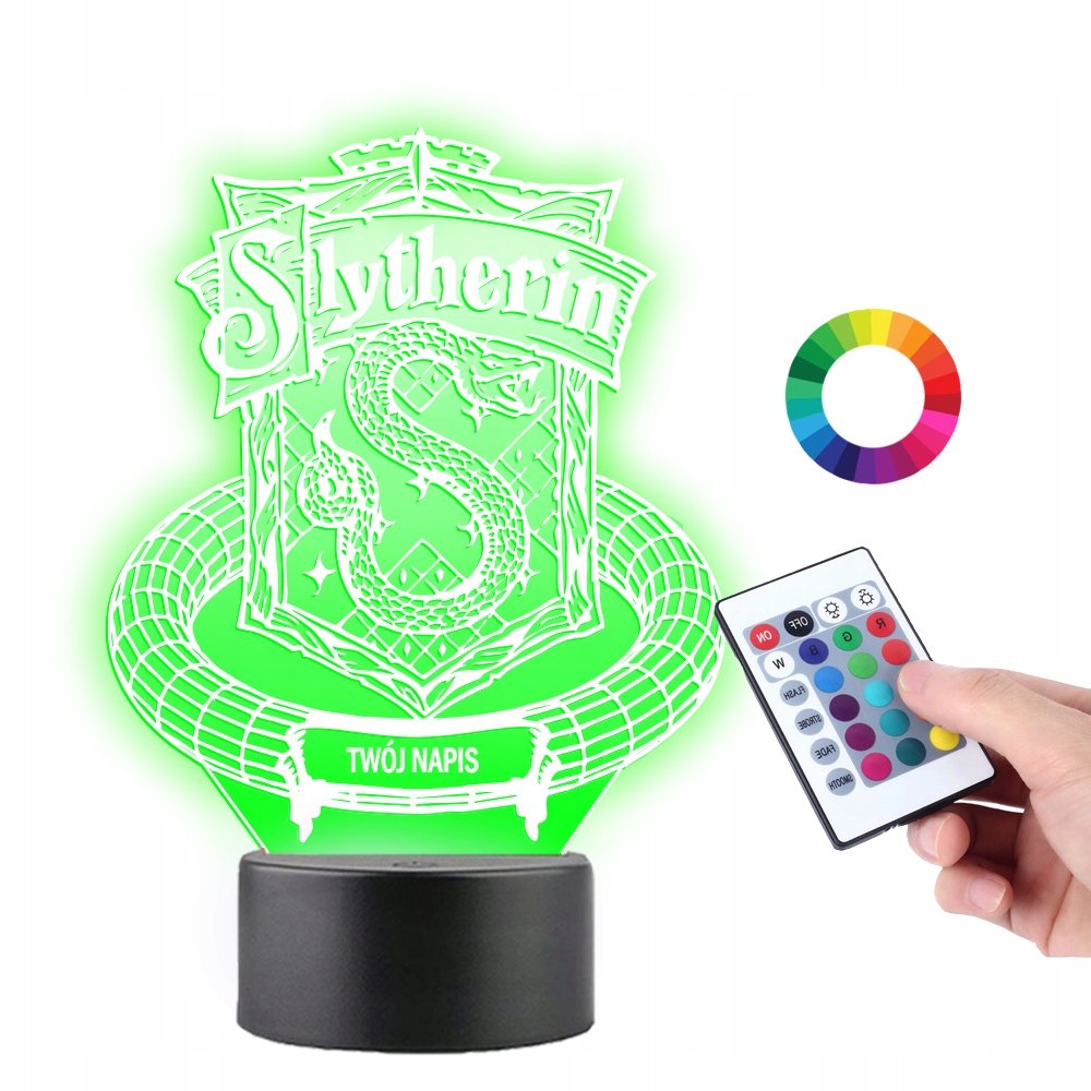 Lampka na Biurko Statuetka Plexido Slytherin HP