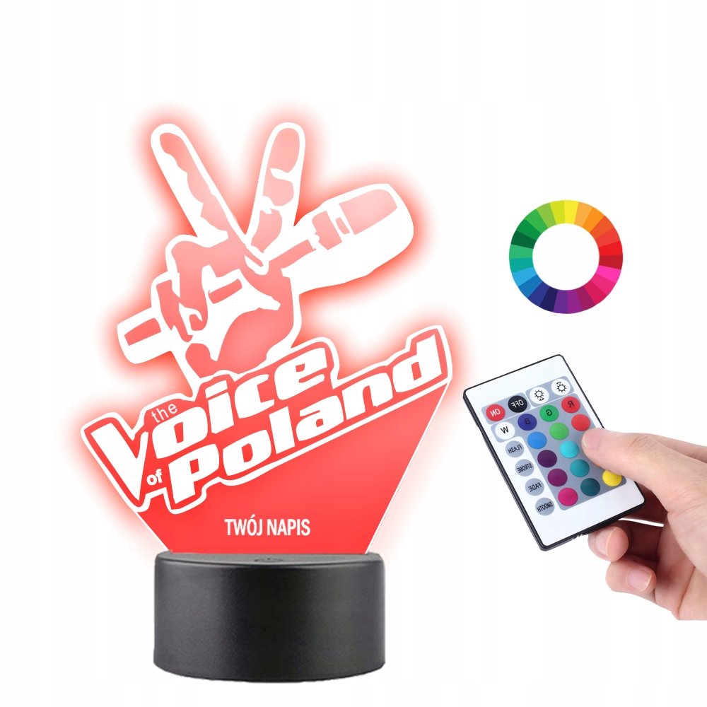 Lampka na Biurko Plexido The Voice of Poland