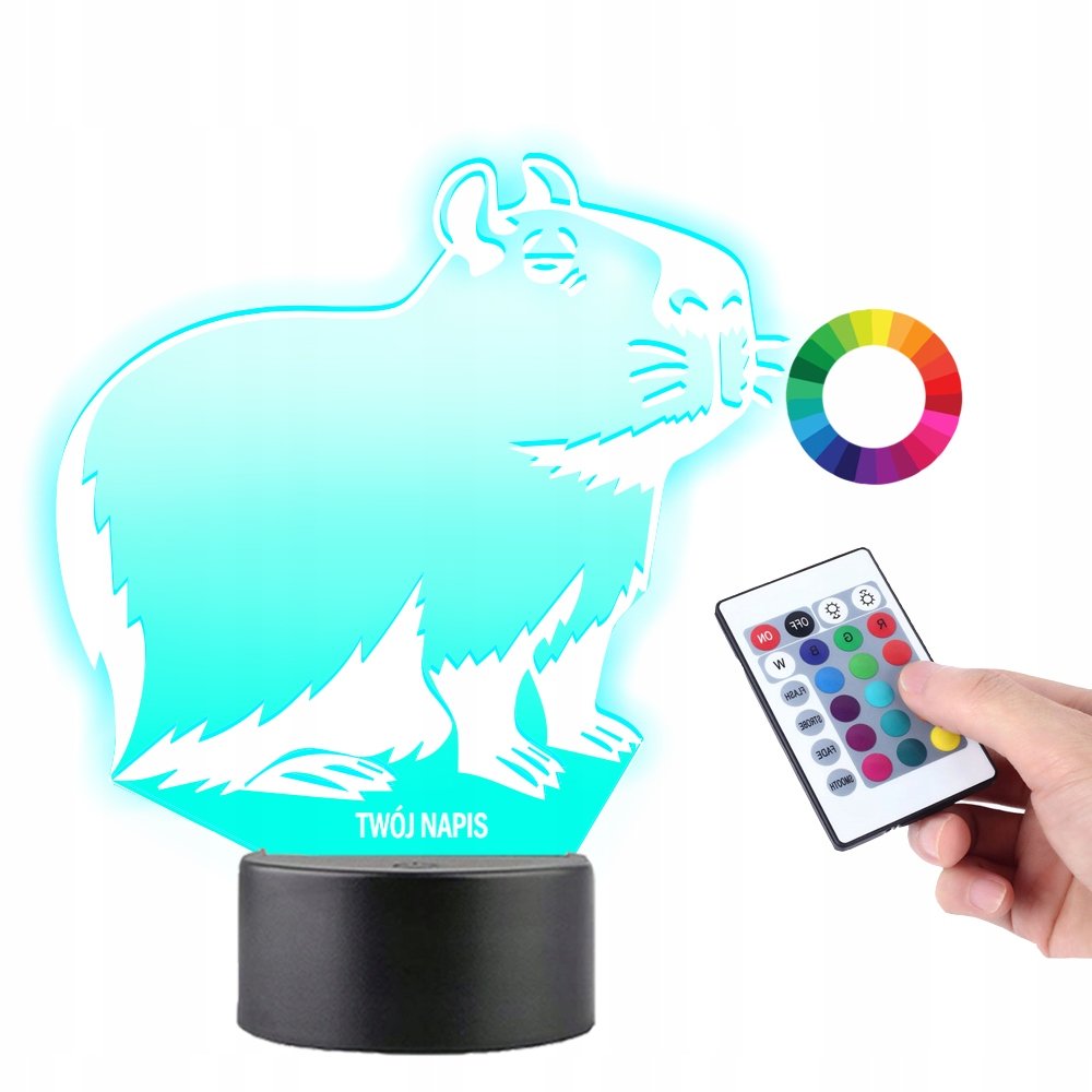 top Lampka na Biurko Statuetka Plexido Kapibara Gryzoń