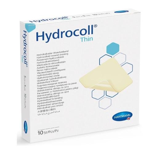 HYDROCOLL Thin opatrunek hydrokoloidowy 7,5cm x 7,5cm, 10 szt.