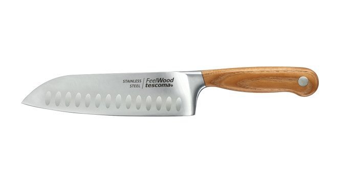 Tescoma Nóż Santoku FEELWOOD, 17 cm,