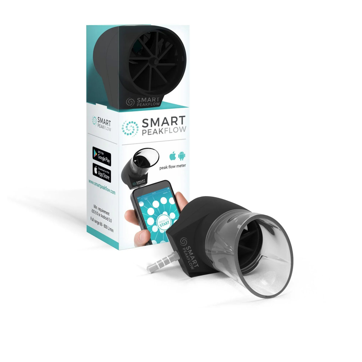 Smart Peak Flow - pikflometr elektroniczny z inteligentną aplikacją