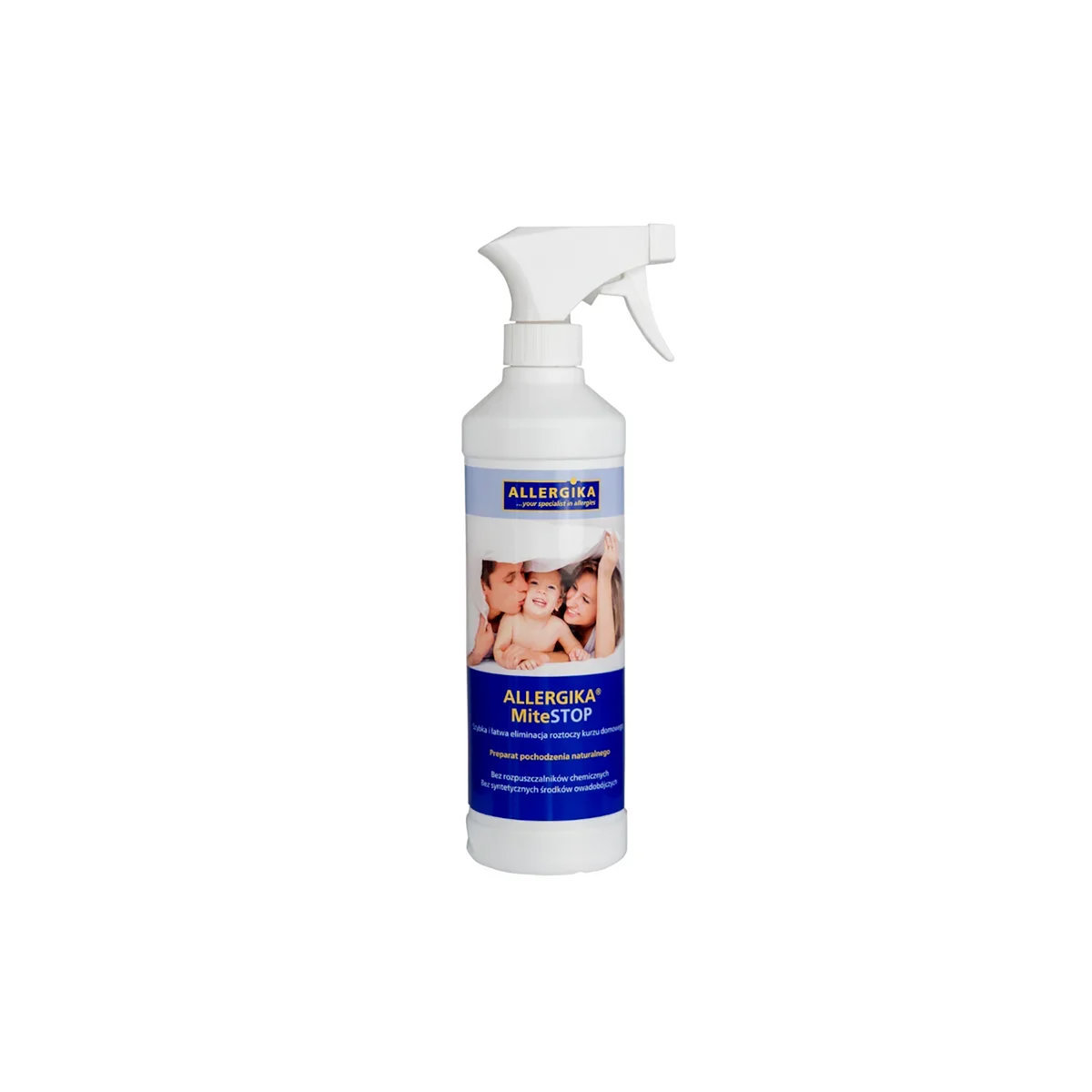 Allergika MiteSTOP - naturalny spray eliminujący roztocze kurzu domowego