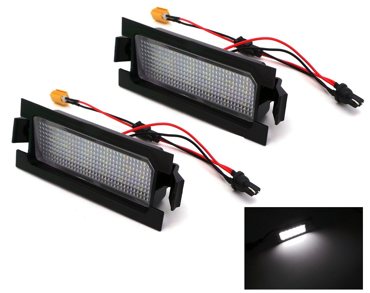 Hyundai, Kia lampki tablicy rejestracyjnej LED 550lm, 2szt I30, Elantra, Sonata, Ceed, Rio, Niro, Cadenza