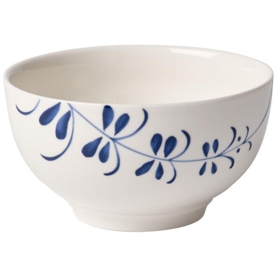 Villeroy & Boch vieux Luxembourg brindille obudowa, naczynia z wysokiej jakości porcelany premium do miski Niebieski 750 ML, biały, 12 x 12 x 10 cm 10-4207-1900